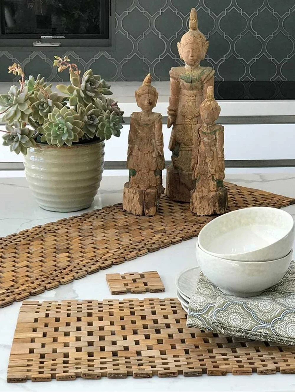 Hip-o Modern Living Handmade Table Place Mats 6pk